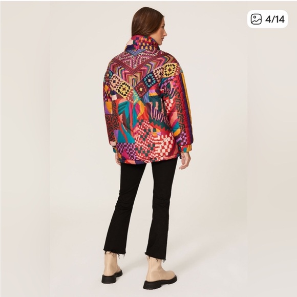 FARM Rio Colorful Patchwork Jacket - Picture 2 of 6